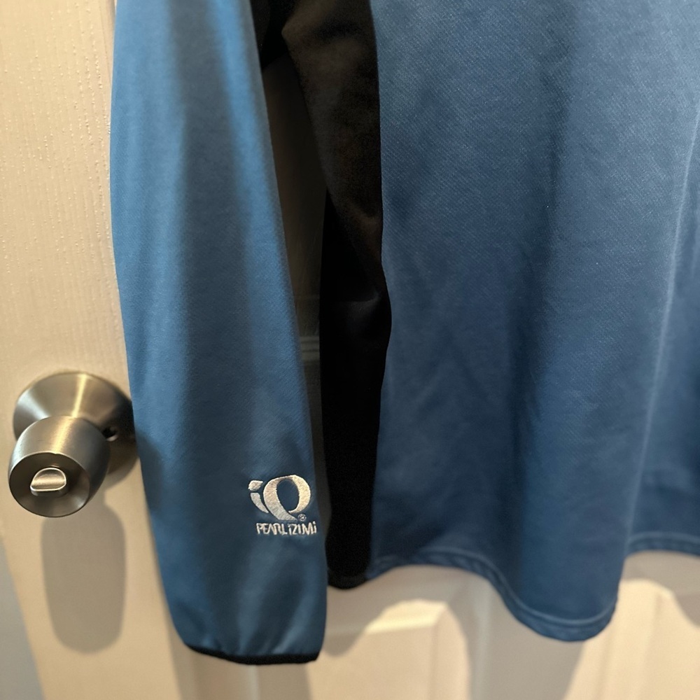 PEARL IZUMI WOMEN’S THERMAL LS JERSEY, MEDIUM, BLUE 1/4 Zip Cycling - Picture 4 of 8
